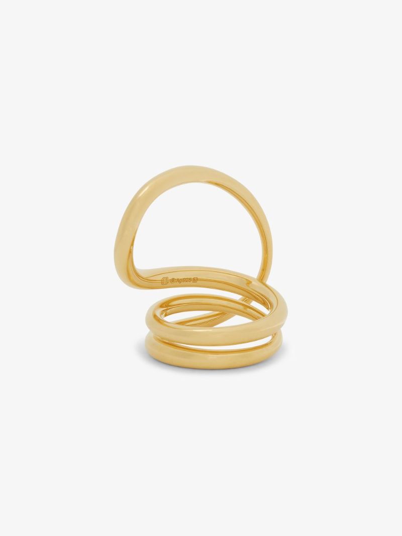 Gold Vermeil Round Trip Twist Ring
