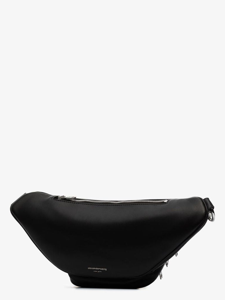 Black Attica Leather Cross Body Bag
