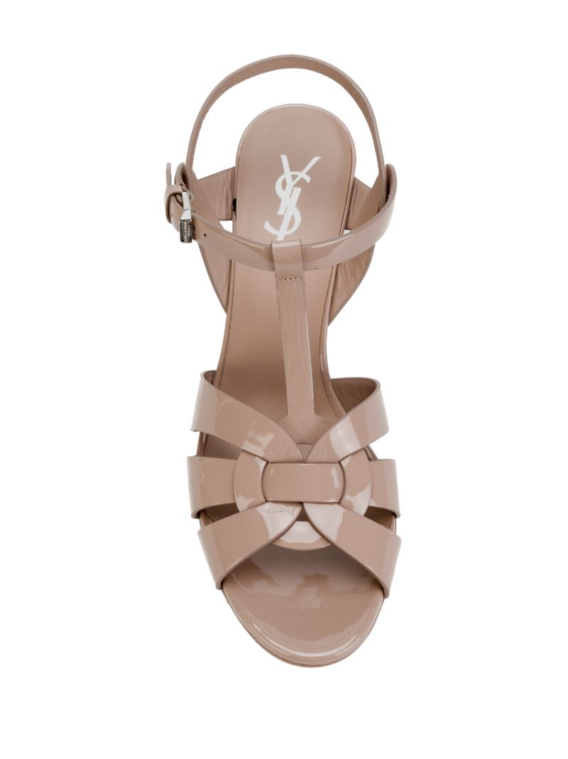 Neutral Tribute 75 Platform Leather Sandals