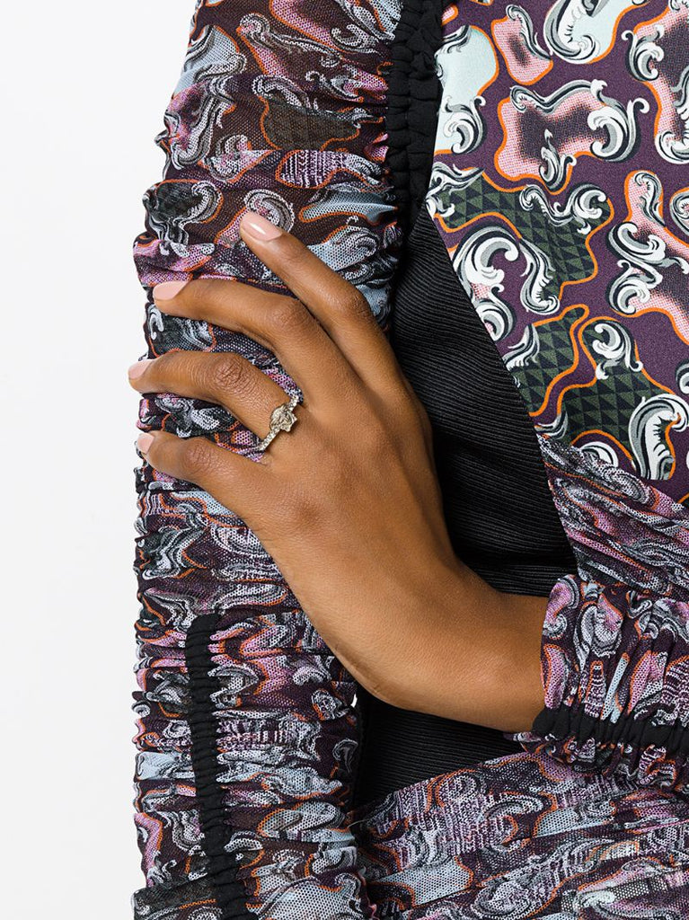 Silver-tone La Medusa Ring