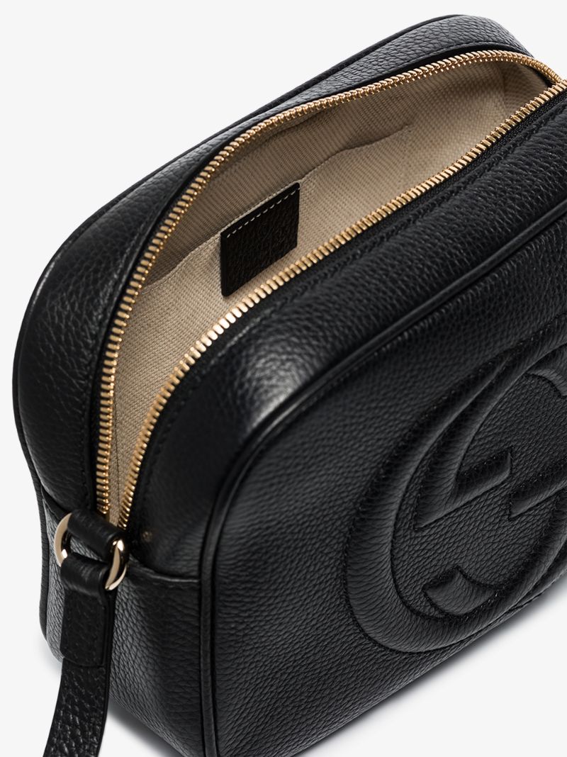 Black Soho Disco Leather Camera Bag