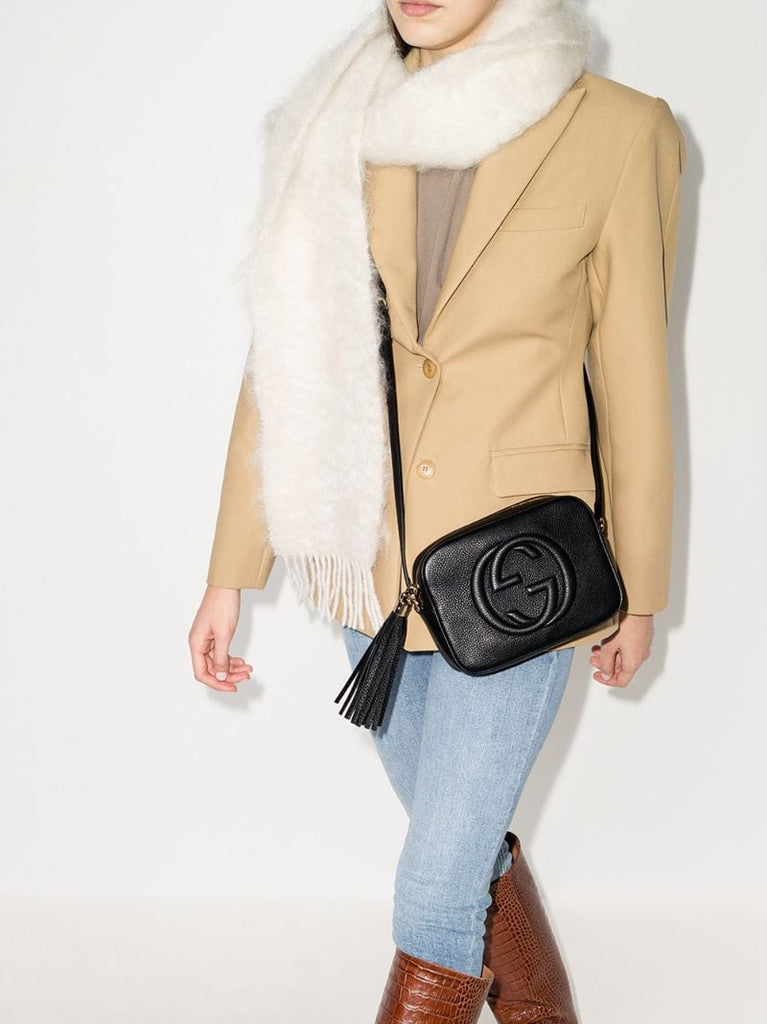 Black Soho Disco Leather Camera Bag