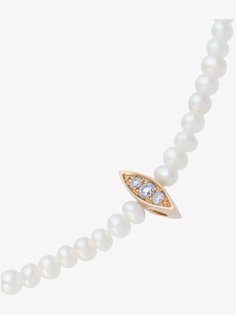 14k Rose Gold Perle Rare Pearl Choker