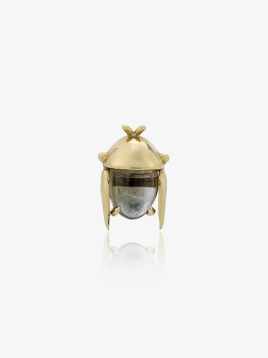 18k Yellow Gold Mini Chiquitin Volador Tourmaline Single Stud Earring