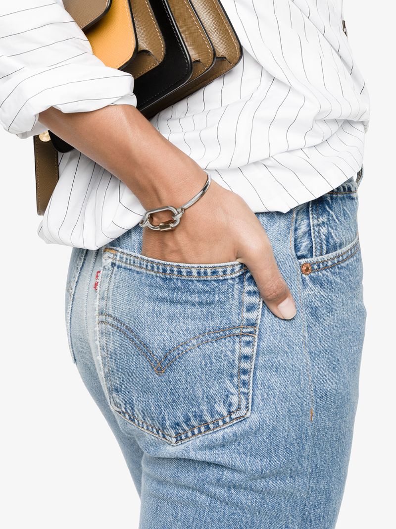 Sterling Silver Hard Hook Bracelet