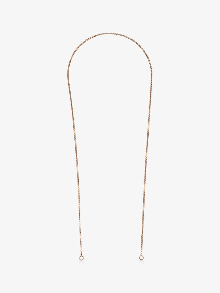 18k Yellow Gold Rolo Chain 30 Inch Necklace