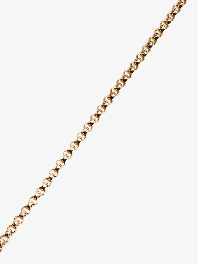18k Yellow Gold Rolo Chain 30 Inch Necklace