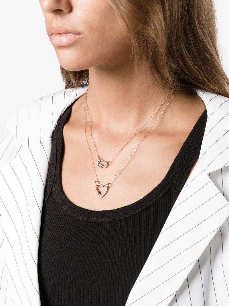 14k Rose Gold Fine Square Link Chain 16 Inch Necklace