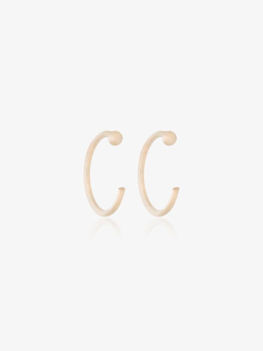 14k Yellow Gold Small Hugger Hoop Earrings