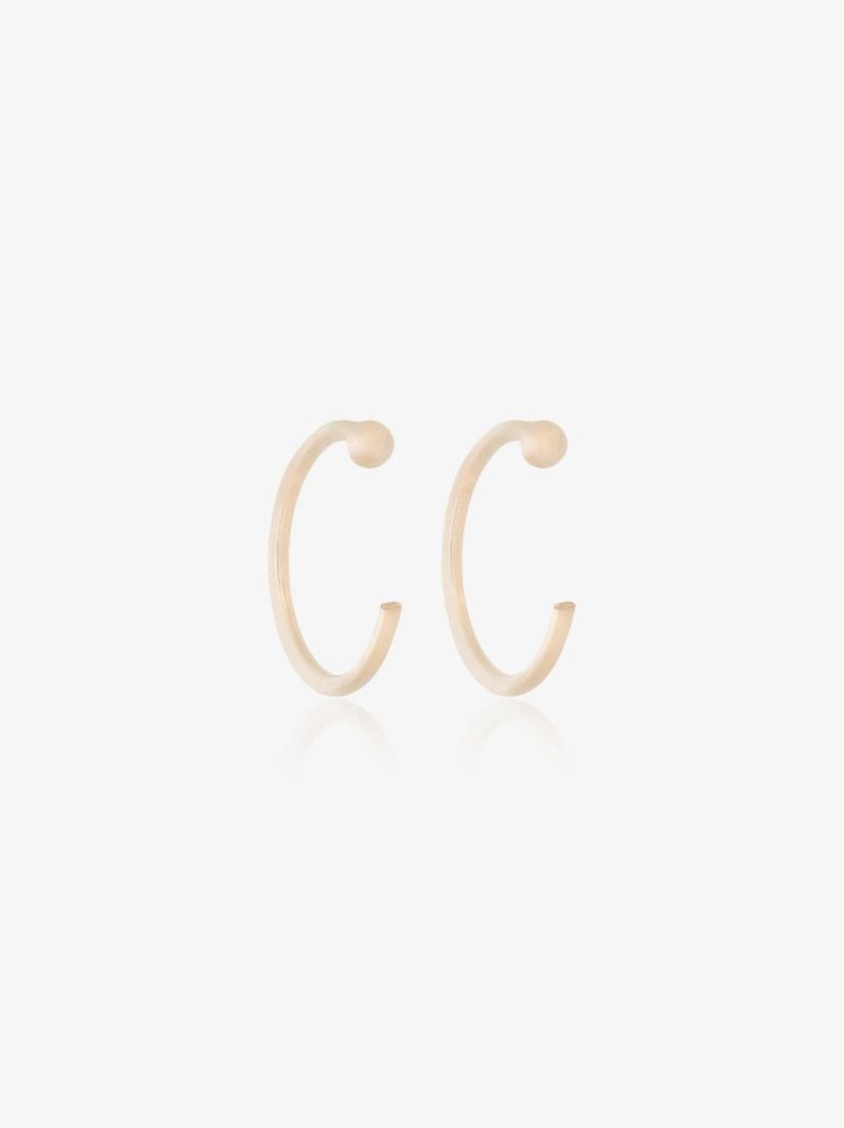 14k Yellow Gold Small Hugger Hoop Earrings