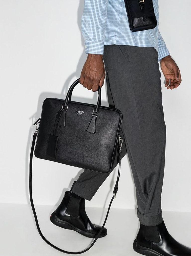 Black Leather Briefcase