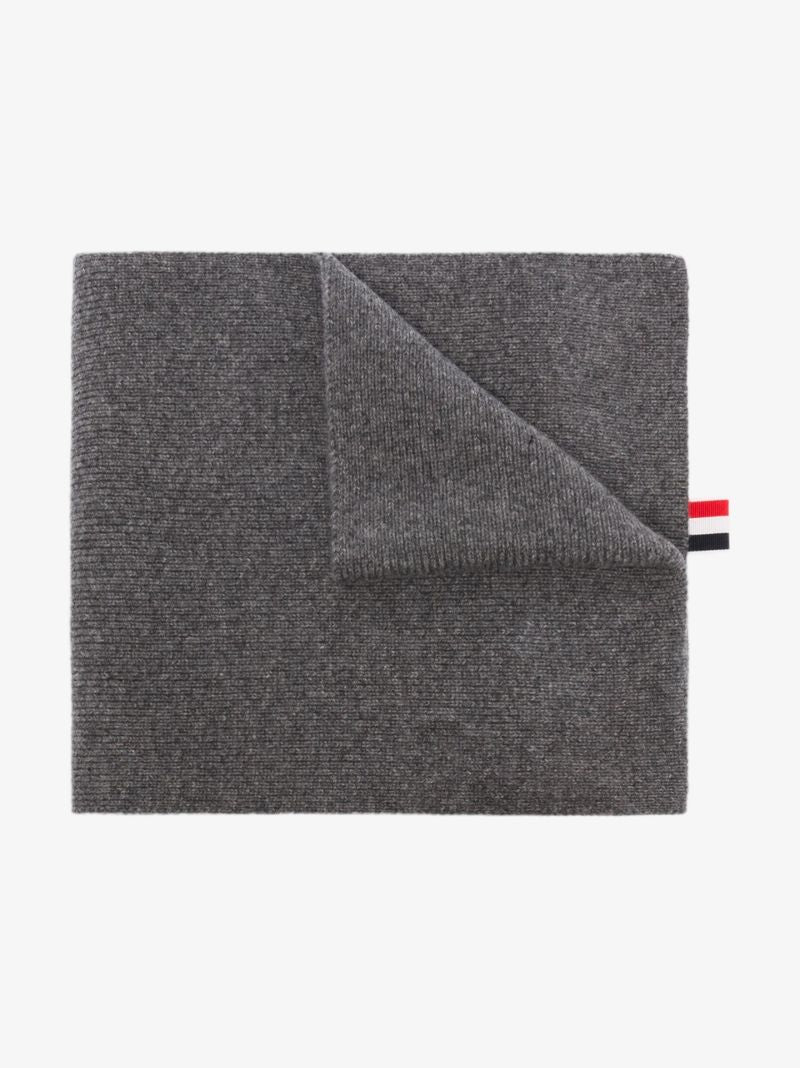 Grey 4-bar Stripe Cashmere Scarf