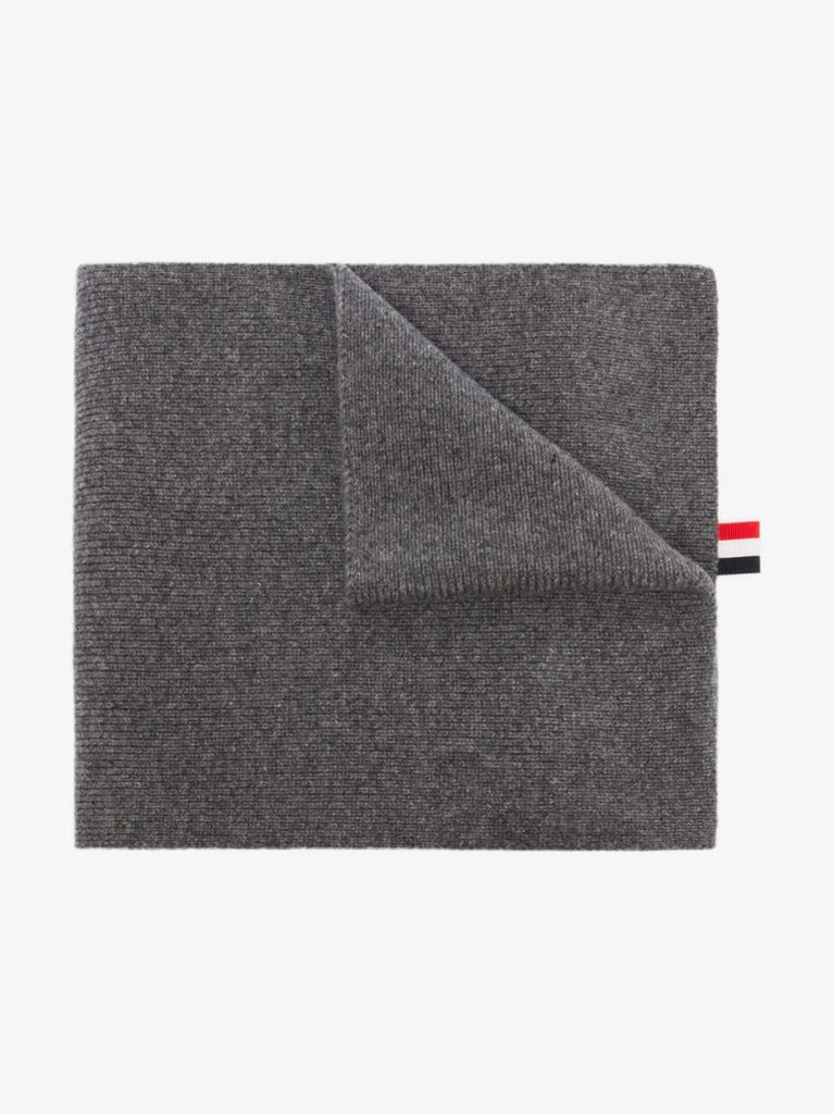 Grey 4-bar Stripe Cashmere Scarf
