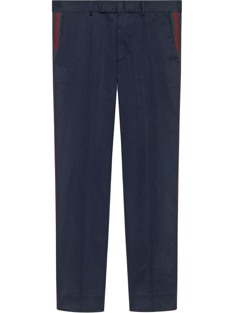Blue '60s Cotton Trousers