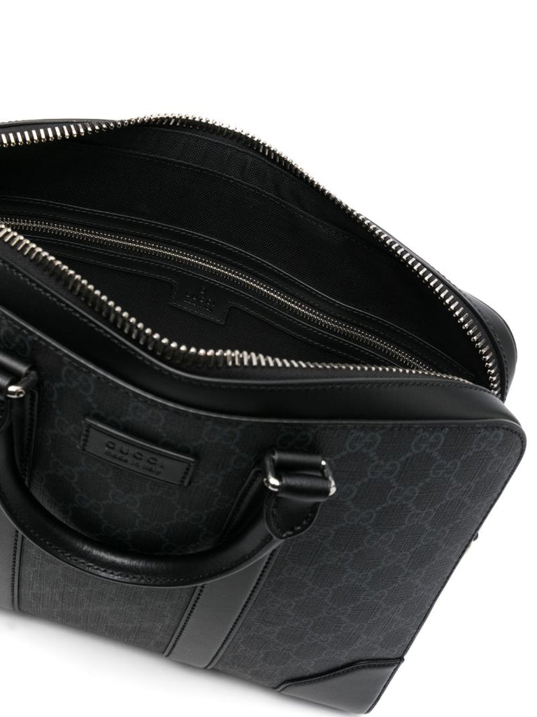 Black Gg Supreme Briefcase