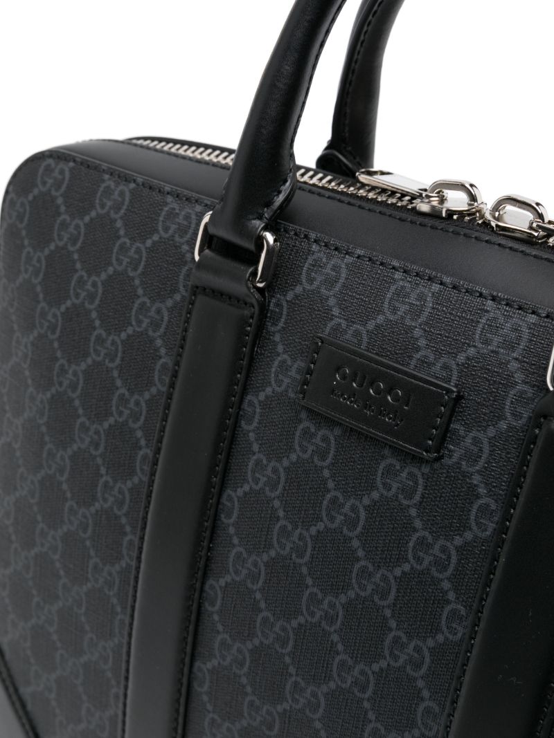 Black Gg Supreme Briefcase