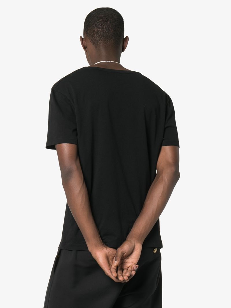Black Logo Print T-shirt
