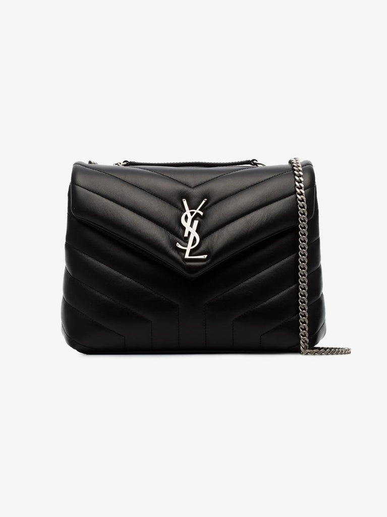 Black Loulou Small Leather Shoulder Bag