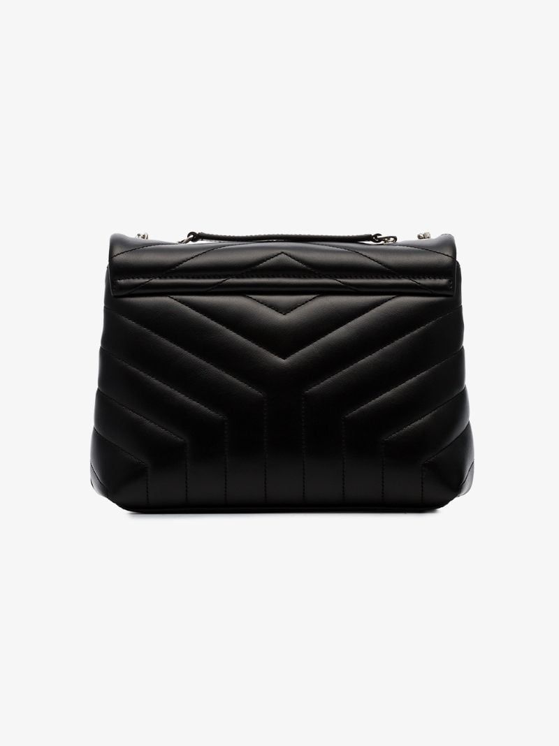 Black Loulou Small Leather Shoulder Bag