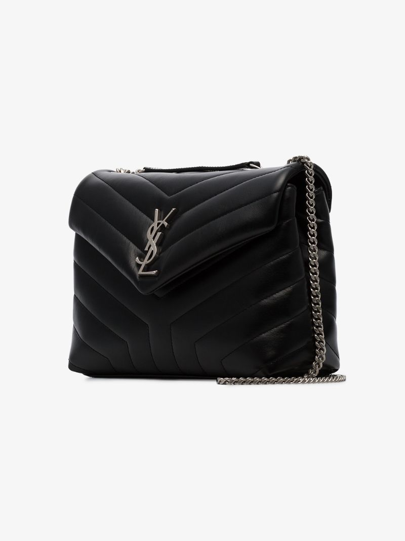 Black Loulou Small Leather Shoulder Bag
