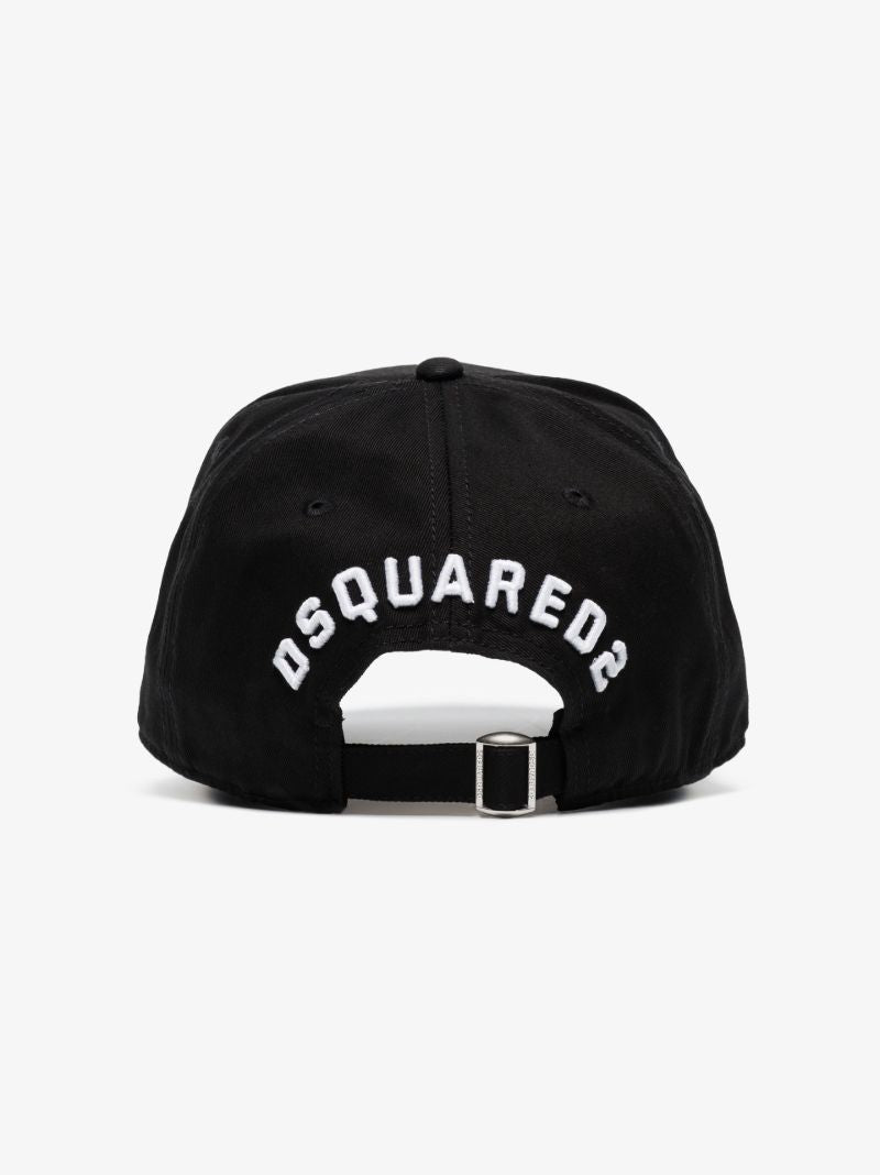 Black Icon Logo Baseball Cap
