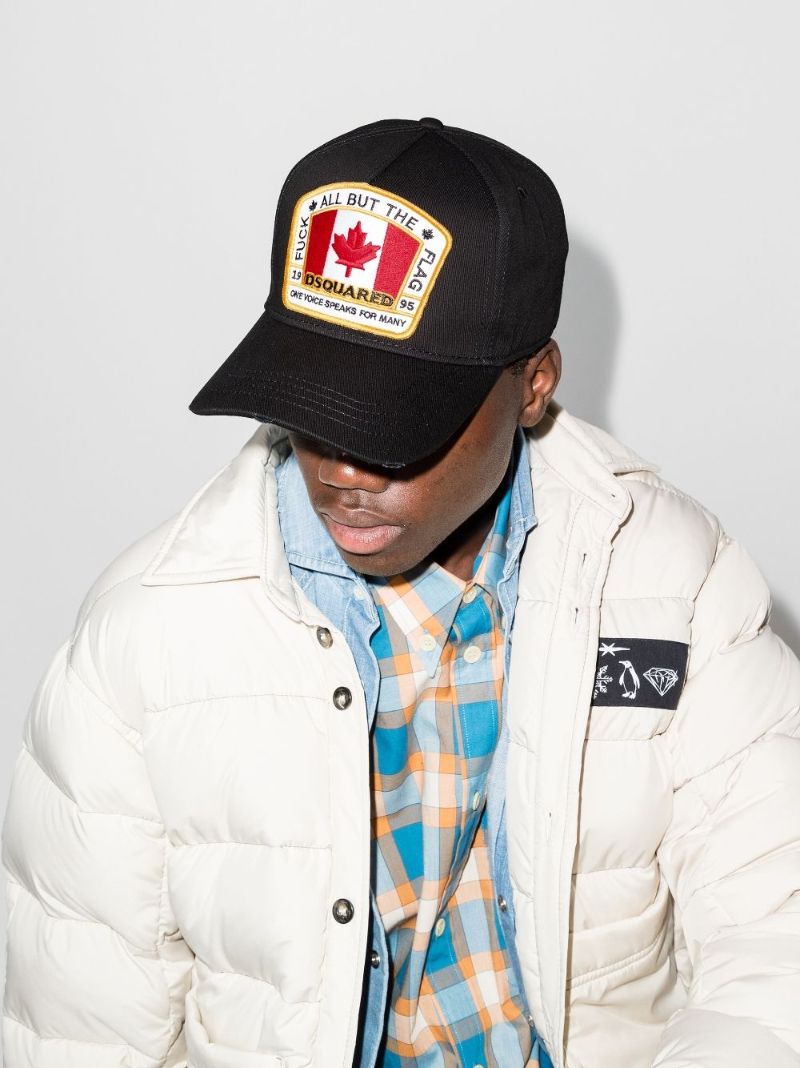 Black Canada Patch Baseball Cap