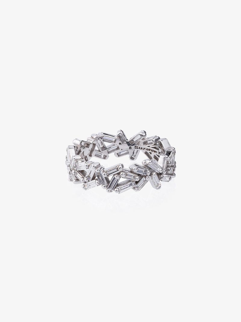 18k White Gold Sparkler Eternity Band