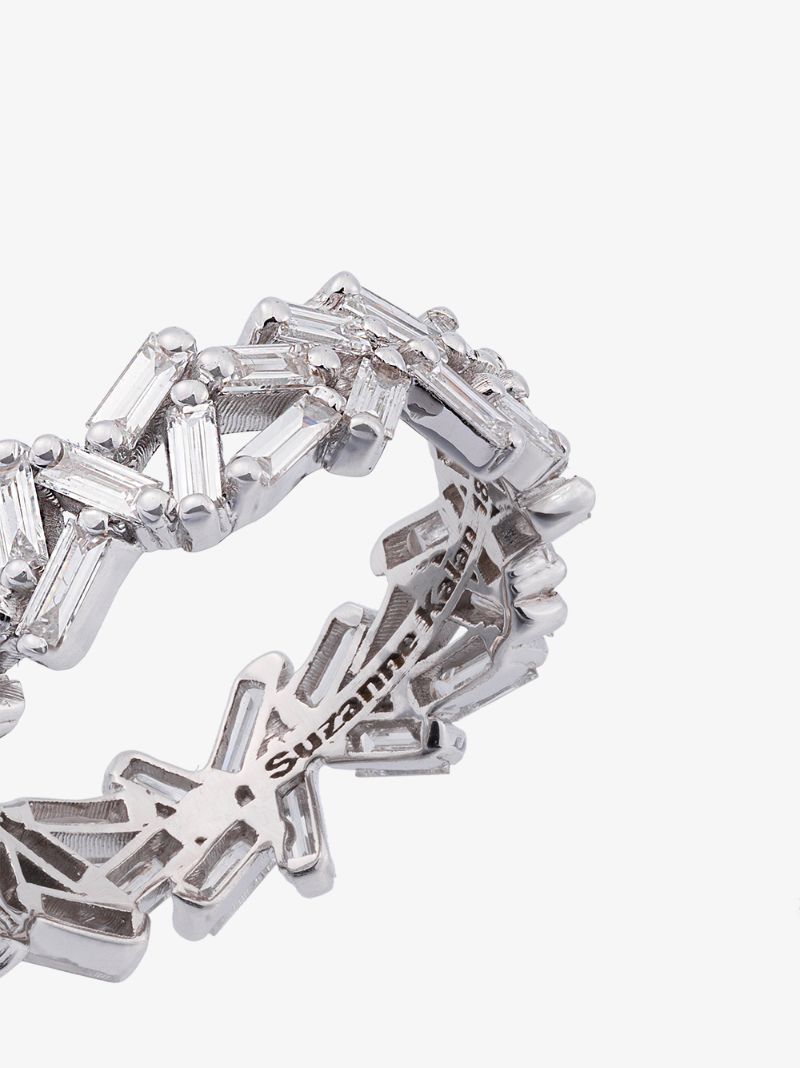 18k White Gold Sparkler Eternity Band