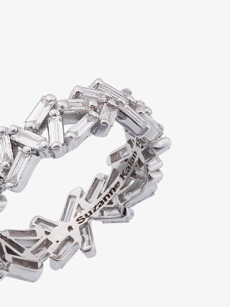 18k White Gold Sparkler Eternity Band