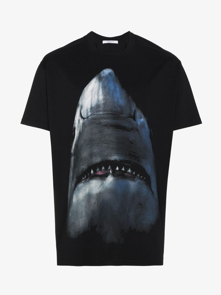Oversized Shark Print T-shirt