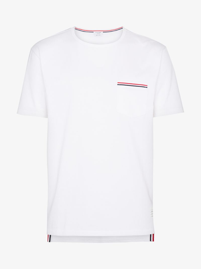 White Side Buttons T-shirt