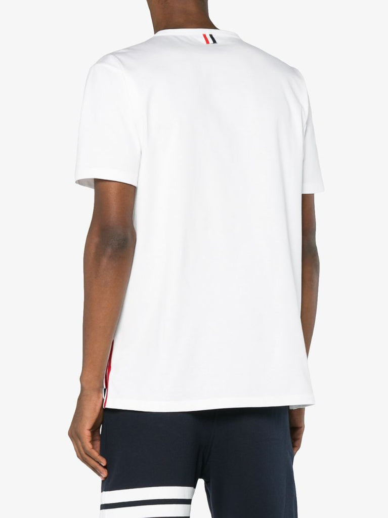 White Side Buttons T-shirt