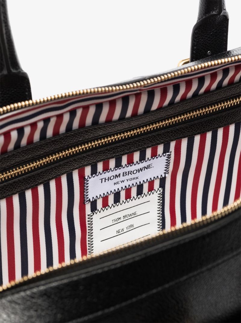 Black Grained Leather Briefcase