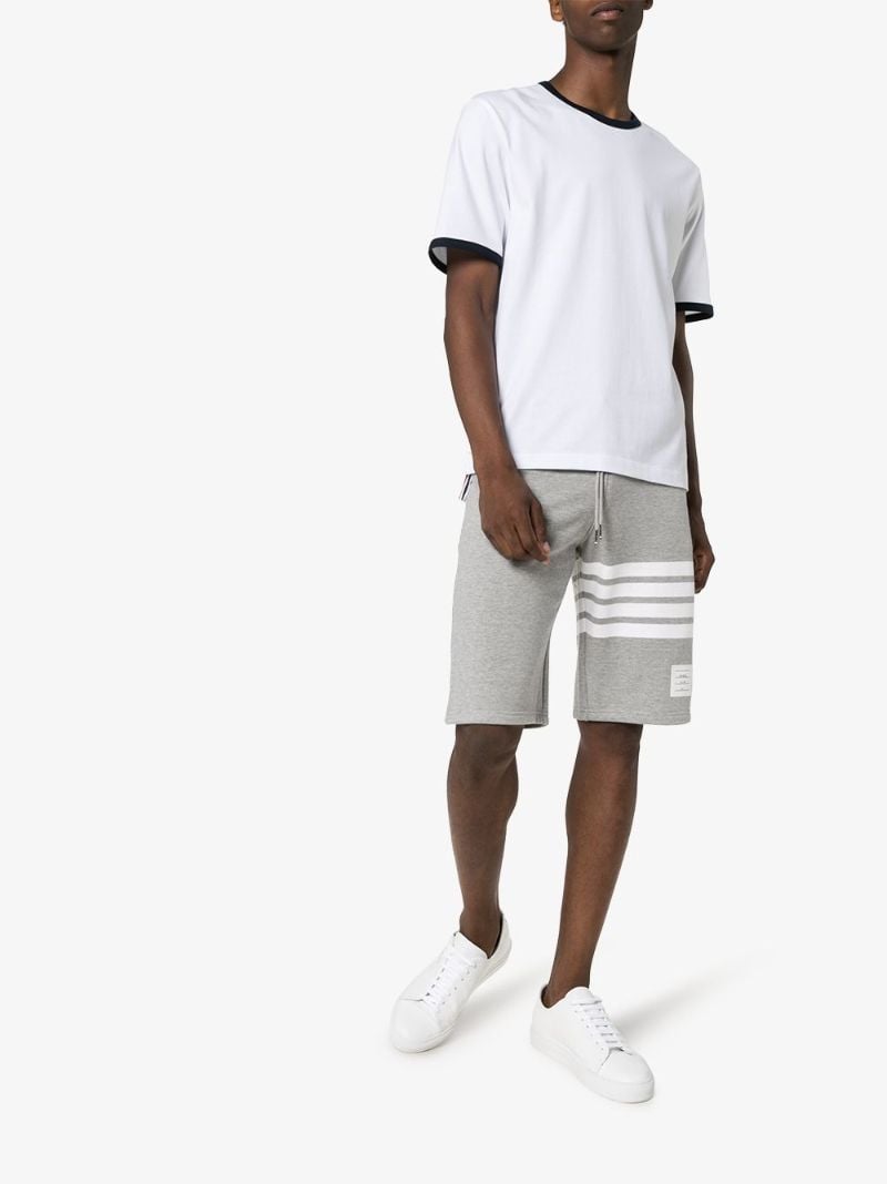 Grey 4-bar Stripe Track Pants