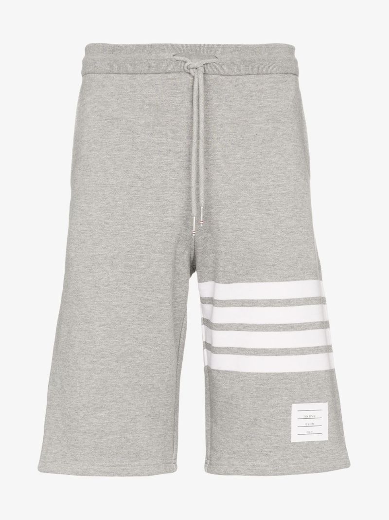 Grey 4-bar Stripe Track Pants