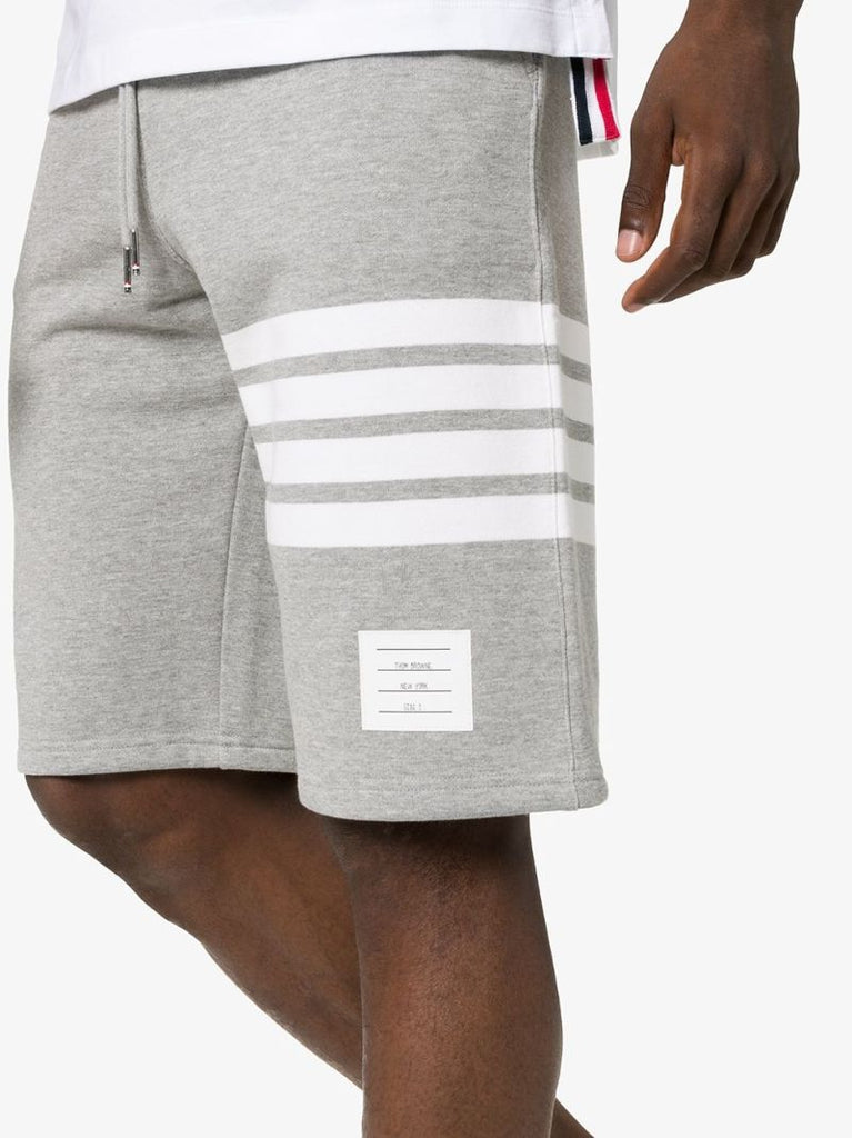 Grey 4-bar Stripe Track Pants