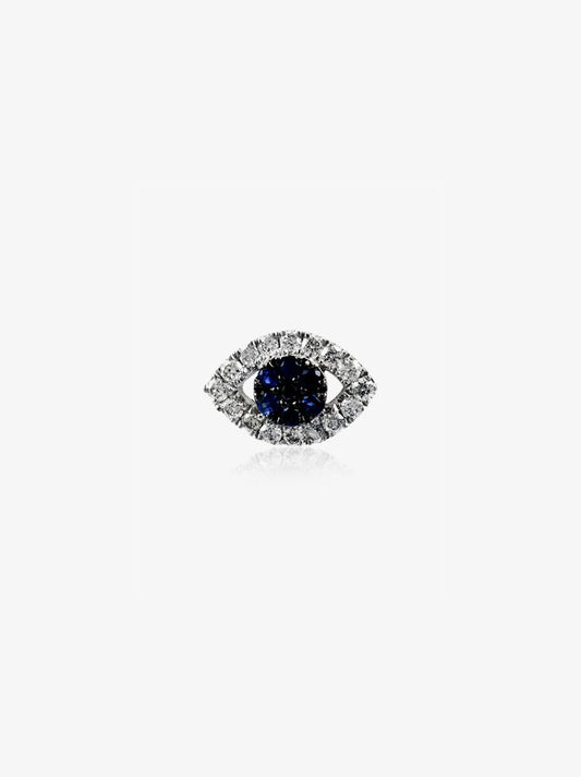 Sapphire Evil Eye Charm