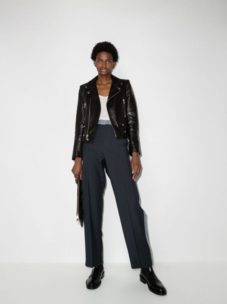 Black Leather Biker Jacket