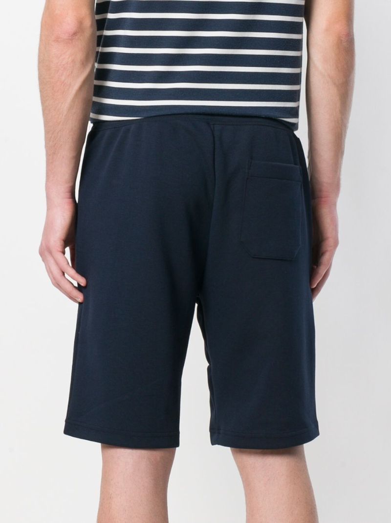 Blue Drawstring Waist Shorts