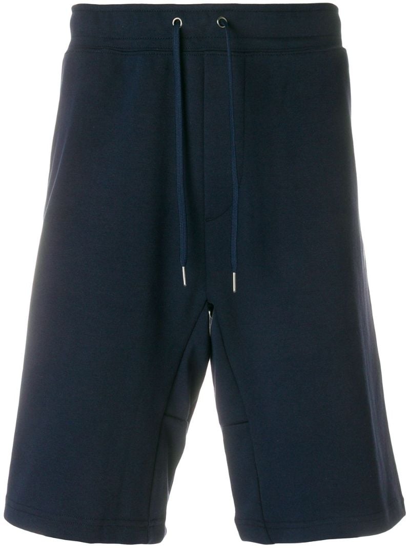 Blue Drawstring Waist Shorts