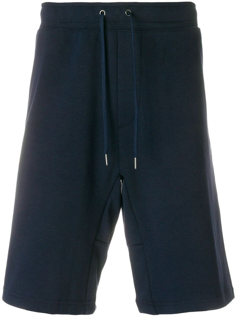 Blue Drawstring Waist Shorts