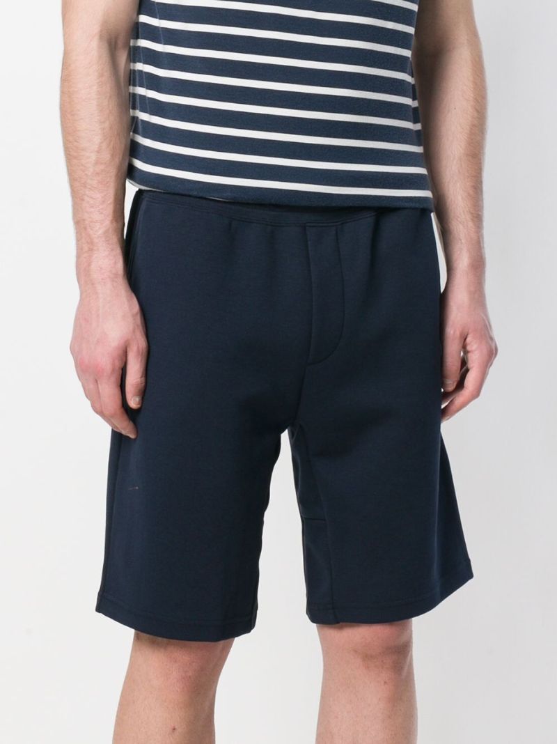 Blue Drawstring Waist Shorts