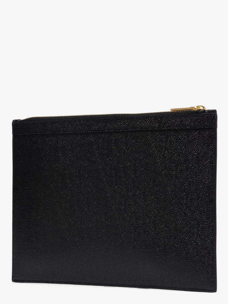 Black Rwb Stripe Leather Tablet Holder
