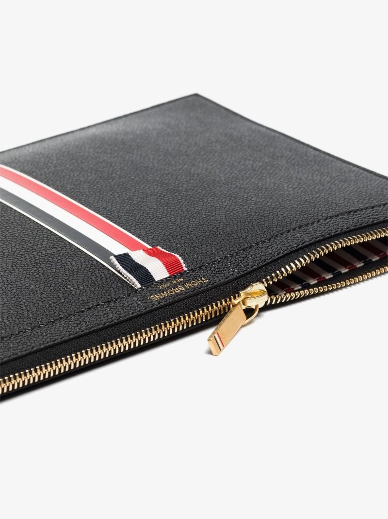 Black Rwb Stripe Leather Tablet Holder