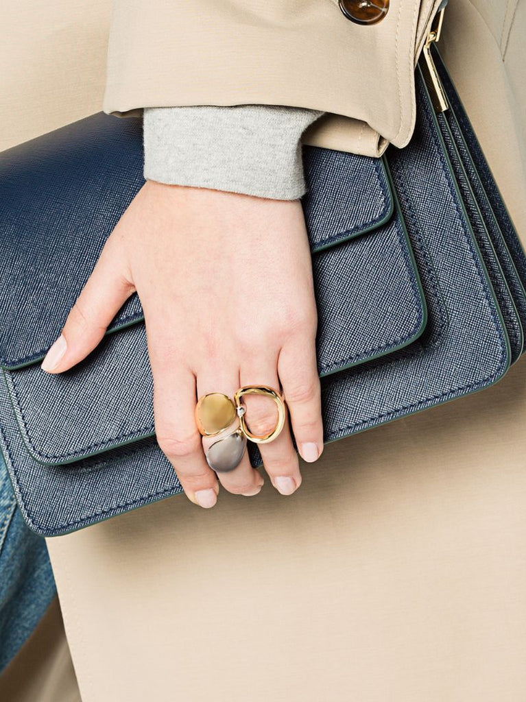 Petal Metallic Ring