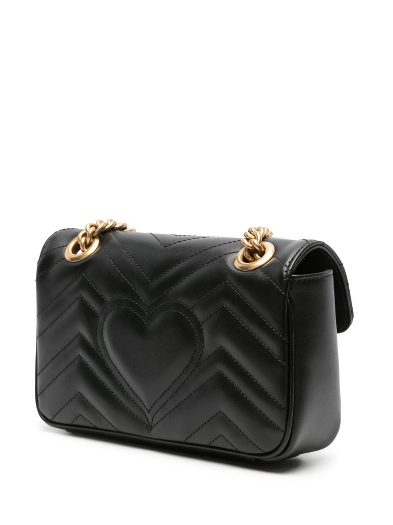 Black Gg Marmont MatelassÃ_x0083_Â© Mini Bag