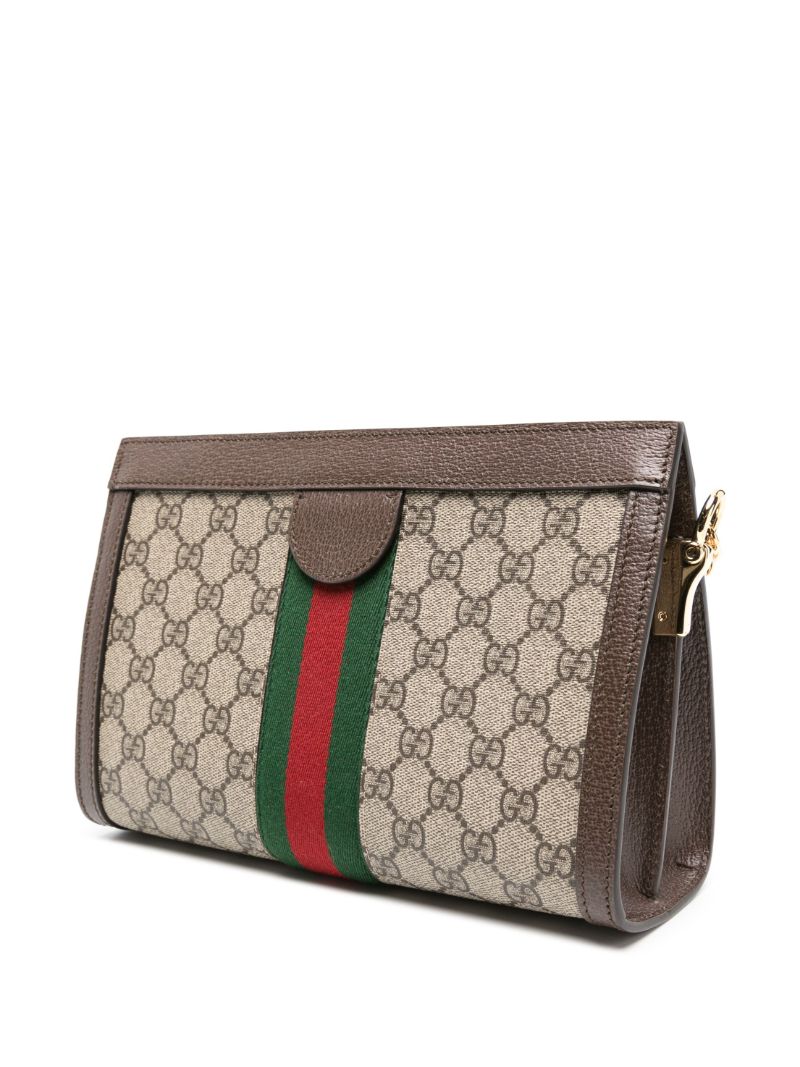 Brown Ophidia Gg Supreme Small Shoulder Bag