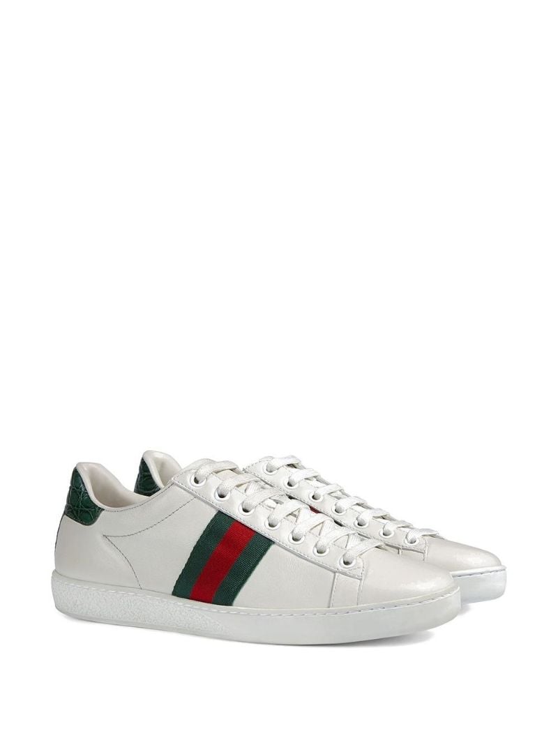 White New Ace Leather Sneakers