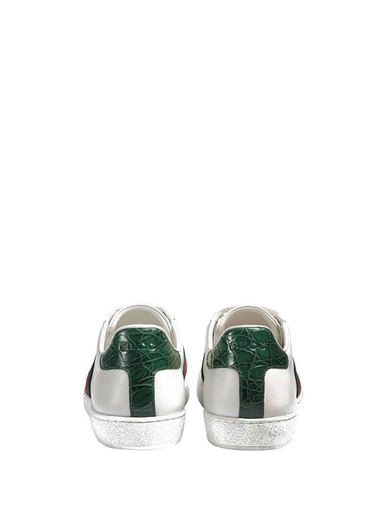 White New Ace Leather Sneakers