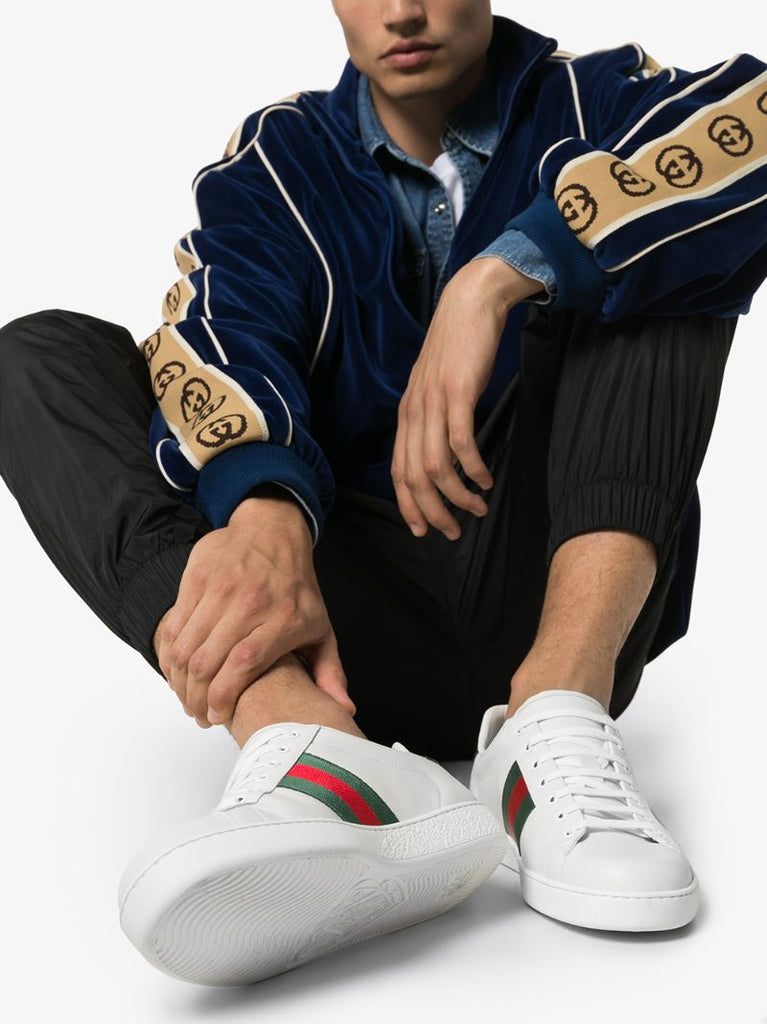White Ace Leather Sneakers